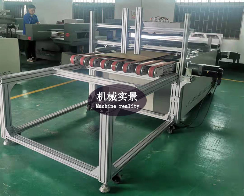 紙箱無版印刷機設(shè)備實拍，紙箱數(shù)碼印刷機廠家實拍機械。